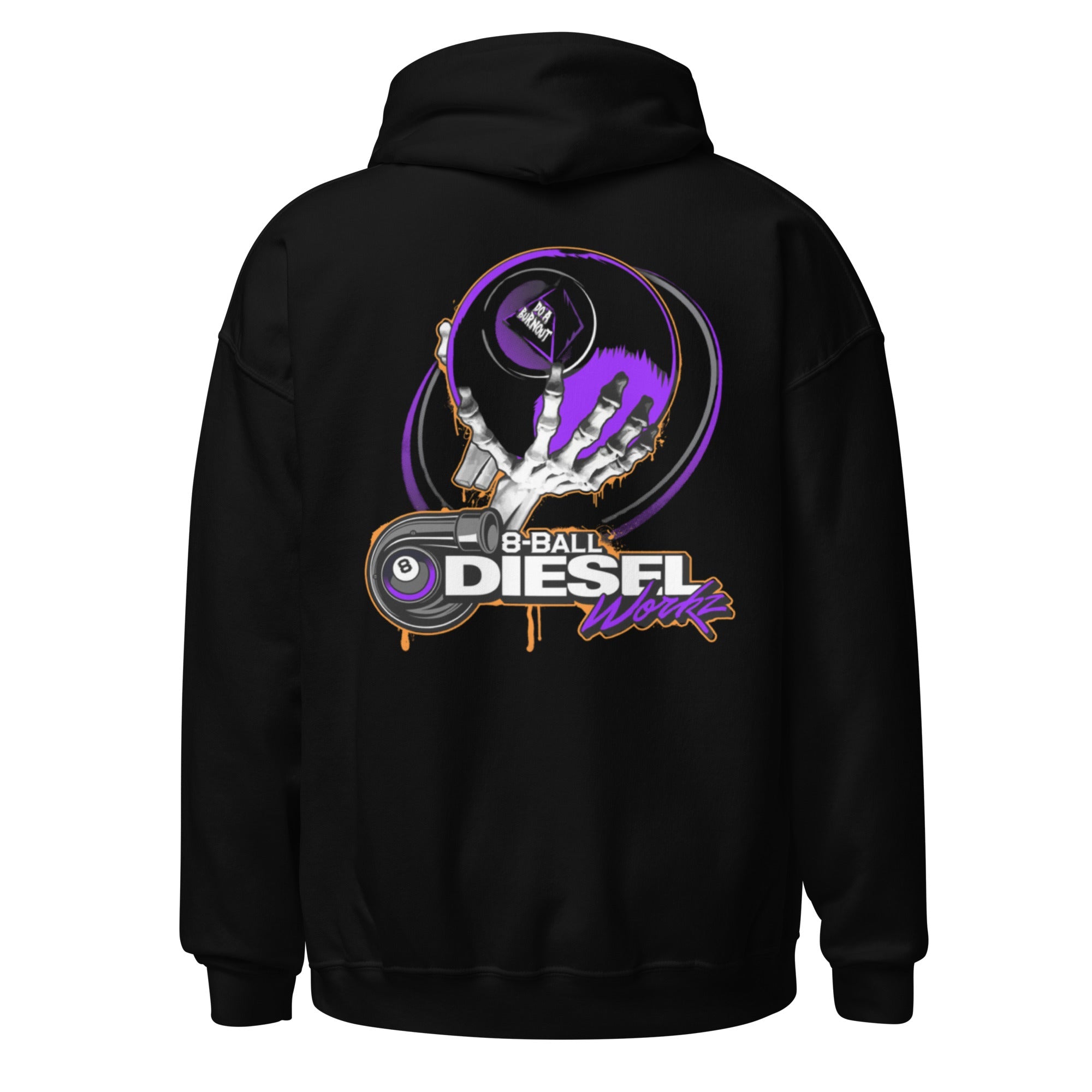 8-BALL DIESEL WORKZ Black Neon Hoodie – 8Ball Diesel Workz
