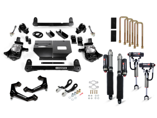 4-Inch Elite Lift Kit with Elka 2.5 Reservoir Shocks for 2011-2019 Silverado/Sierra 2500/3500 2WD/4WD Cognito