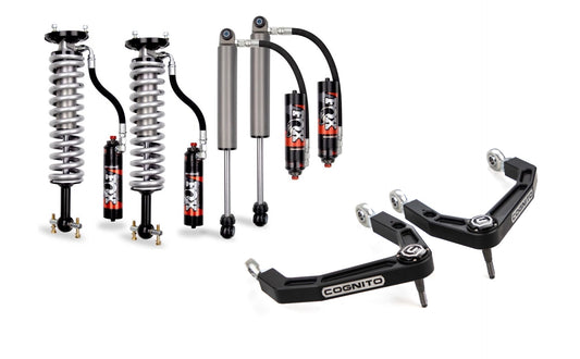 3-Inch Elite Billet Uca Leveling Kit with Fox 2.5 Elite Performance Series Shocks for 19-25 Silverado/Sierra 1500 2WD/4WD Cognito