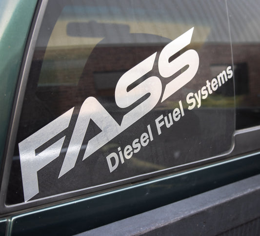 FASS Large Chrome Decal
