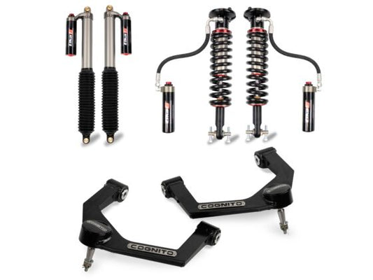 2.5-Inch Elite Leveling Kit with Elka 2.5 Reservoir shocks for 2021-2023 Ford F-150 4WD Cognito