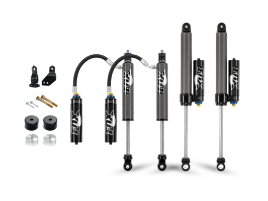 2 Inch Premier Leveling Kit with Fox 2.5 Reservoir Shocks for 2017-2024 Ford F250/350 4WD Cognito