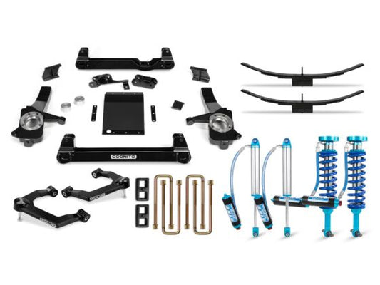 6-Inch Elite Lift Kit with King 2.5 Remote Reservoir Shocks For 2019-2024 Silverado/Sierra 1500 2WD/4WD Including AT4 and Trail Boss Cognito