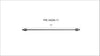 11 Inch High Pressure Fuel Line 8mm x 3.5mm Line M14 x 1.5 Nuts Fleece Performance