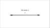 12 Inch High Pressure Fuel Line 8mm x 3.5mm Line M14 x 1.5 Nuts Fleece Performance