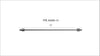 13 Inch High Pressure Fuel Line 8mm x 3.5mm Line M14 x 1.5 Nuts Fleece Performance