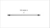 15 Inch High Pressure Fuel Line 8mm x 3.5mm Line M14 x 1.5 Nuts Fleece Performance