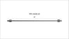 20 Inch High Pressure Fuel Line 8mm x 3.5mm Line M14 x 1.5 Nuts Fleece Performance