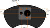 Molded Plastic Universal 5 Inch Intake Manifold Elbow with Sensor Mounting Provisions Fleece Performance