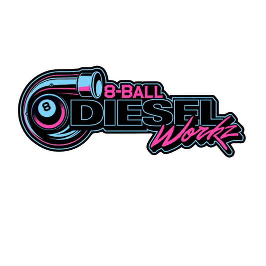 8-BALL DIESEL WORKZ Neon Sticker