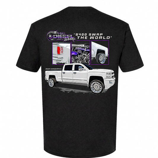 8-BALL DIESEL WORKZ s400 Swap The World T-Shirt