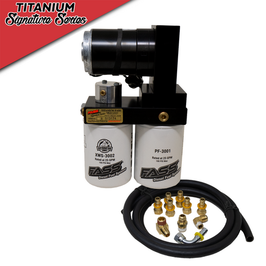 FASS Titanium Signature Series 165GPH Fuel System for Dodge/RAM 2005-18 & 2021-24 Cummins 5.9L & 6.7L (600-1000HP)