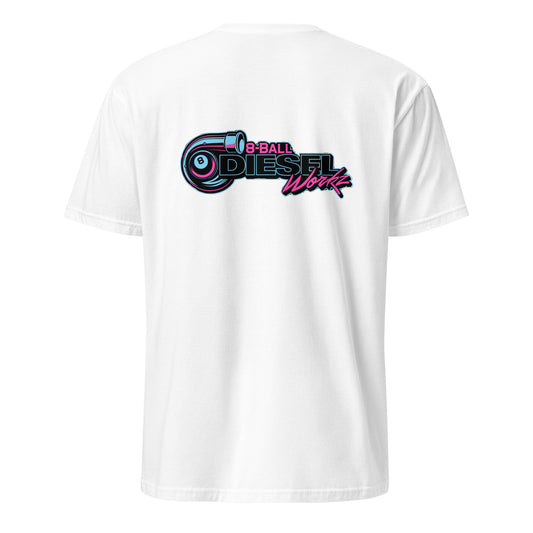 8-BALL DIESEL WORKZ Neon White T-shirt